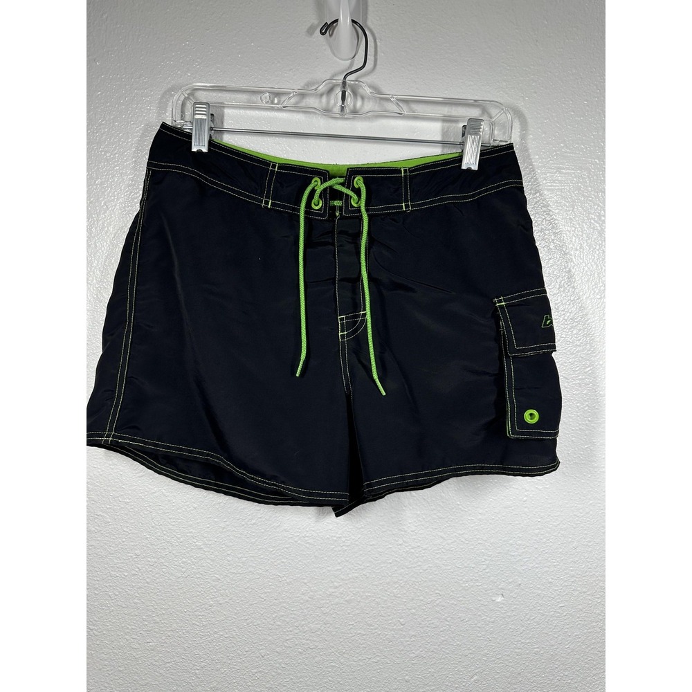 BW Sport Board Shorts Womens 10 Swim Trunks Nylon Drawstring Pocket
